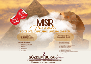MISIR TURU (5-12 Nisan 2026)
